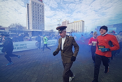 \"Забег настоящих мужчин\" состоялся в Минске