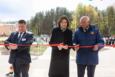Новый корпус открыли в детском реабилитационно-оздоровительном центре \"Свитанак\" в Пинском районе