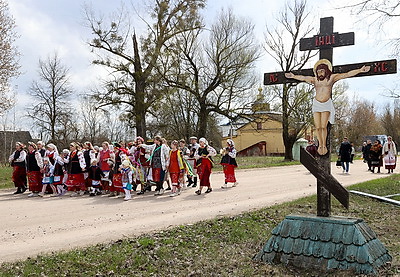 Сохранение традиций. Весенний обряд \"Ваджэнне Сулы\" в Гомельском районе