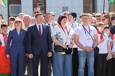 Город счастливых людей и жемчужина Беларуси: Гродно встретил \"Поезд Памяти\"