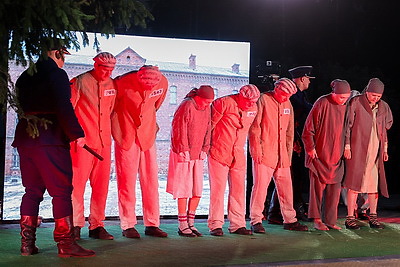 В Березе прошли автопробег, шествие и митинг в память о жертвах концлагеря \"Береза-Картузская\"