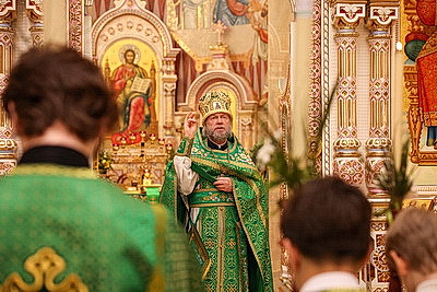 Православные верующие отметили Вербное воскресенье