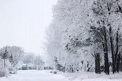 Зима в белорусской глубинке
