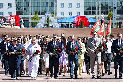 На площади Победы в Витебске состоялось открытие Дней молодежи