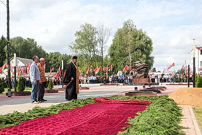 Останки более 140 мирных граждан, погибших от рук фашистов в годы ВОВ, перезахоронили в Могилеве