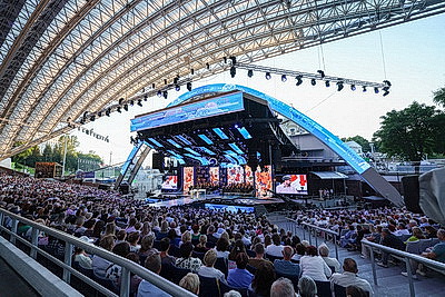 Гала-концерт \"Союзное государство приглашает…\" проходит в Витебске