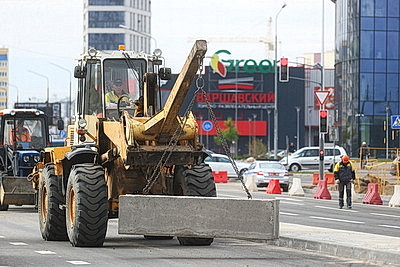 Монтаж пролетных сооружений на новой ветке моста через Мухавец в центре Бреста планируют начать летом