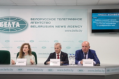 Пресс-конференция о работе пляжей летом прошла в БЕЛТА