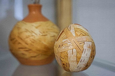 В музее Якуба Коласа представили искусство росписи яиц