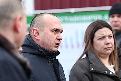 Лукашенко посетил МТК в Логойском районе