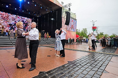 Празднование Дня Победы в Гродно
