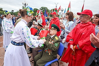 Празднование Дня Независимости в Гродно