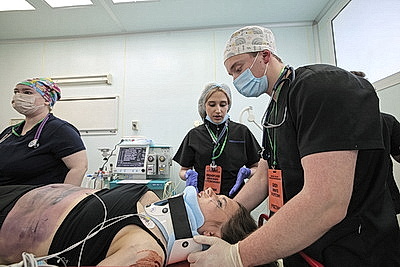 Операция \"Спасение\". Олимпиада по анестезиологии и реаниматологии для студентов-медиков прошла в Минске