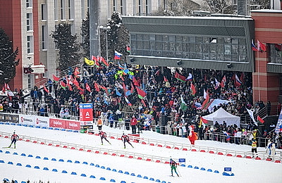 \"Здесь особенная атмосфера благодаря болельщикам\". Этап Кубка Содружества по биатлону стартовал в \"Раубичах\"