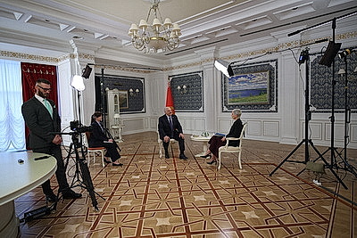 Лукашенко дал интервью телеканалу \"Аль-Арабия\"