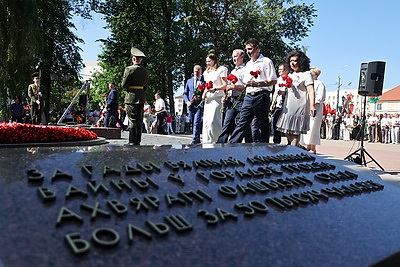 Гродно празднует 82-ю годовщину освобождения от немецко-фашистских захватчиков
