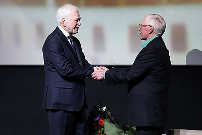 Премьера фильма \"Мой дед\" состоялась в Минске на юбилейном вечере Владимира Гостюхина