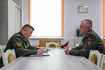 Проверка боеготовности ВС продолжается в одном из танковых батальонов 19-й отдельной гвардейской мехбригады