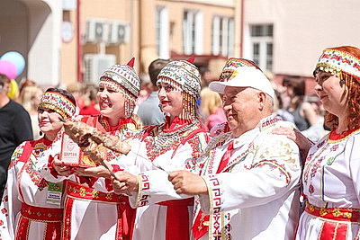 Национальные подворья ярко представлены на фестивале культур в Гродно