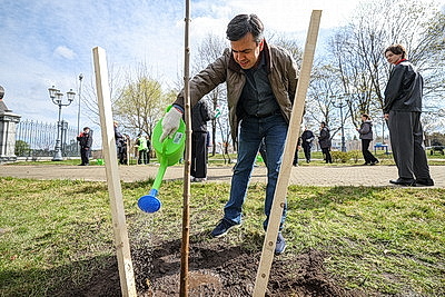Аллея к 25-летию ШОС заложена в Минске