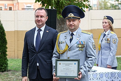 В Бресте открыли памятный знак к 15-летию Следственного комитета