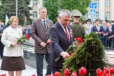 Парад военной техники, памятные акции: 9 Мая в Гомеле