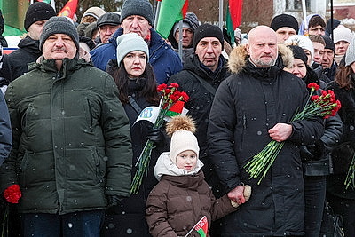 Девизом было и остается \"Своих не бросать\". В Могилеве прошел митинг ко Дню памяти воинов-интернационалистов