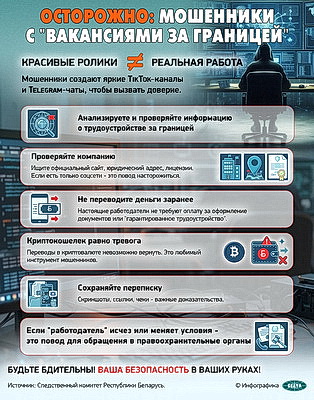 Инфографика. Осторожно: мошенники с \"вакансиями за границей\"
