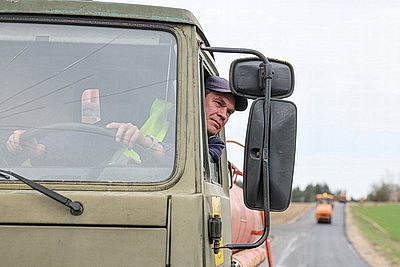 Активно включились в ремонт дорог в Гродненском районе