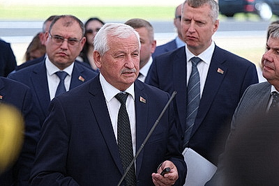 Лукашенко посещает Березовский район