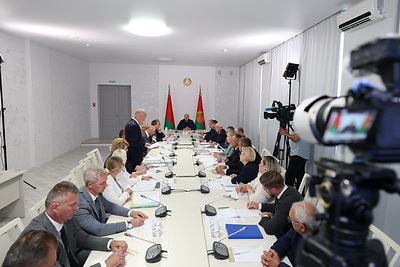 Торговля на селе и перспективы БелОМО. Лукашенко посетил Вилейский район
