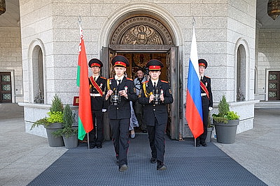 В Минске прошла международная патриотическая акция \"Огонь памяти\"
