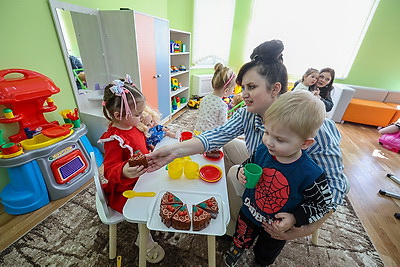 Новый детский сад с бассейном на 175 мест открыли в Орше