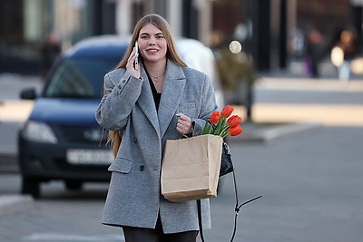 Атмосфера на улицах белорусских городов в преддверии 8 Марта