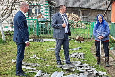 Как идут восстановительные работы в Вороновском районе после непогоды