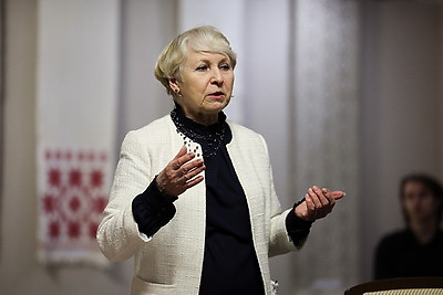 Коллекцию рушников показали гостям Большого театра на Вечере белорусской культуры