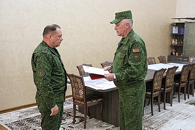 Госсекретариат Совета безопасности проводит проверку подразделения 6-й гвардейской механизированной бригады