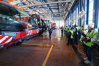 Национальный аэропорт Минск впервые провел зимнюю споттинг-сессию для фотографов