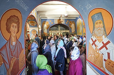 Православные верующие отметили Вербное воскресенье