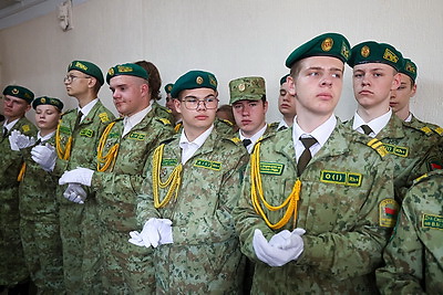 Кабинет по подготовке юных пограничников открыли в СШ №3 им. Усова в Гродно