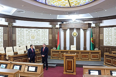 В Минске прошла встреча председателя Верховного Суда Беларуси и председателя Экономического Суда СНГ