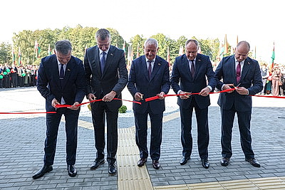 Многофункциональный спорткомплекс открыли в Ганцевичах