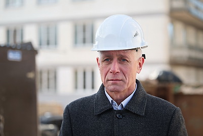 Монолитные работы завершены. В центре Минска возводят восьмиэтажный корпус онкологического центра