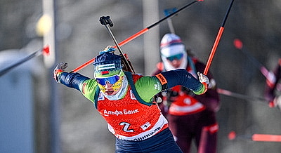 Команда Беларуси выиграла смешанную эстафету на домашнем этапе Кубка Содружества