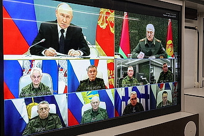 Лукашенко принял участие в совместной с Россией тренировке ядерных сил