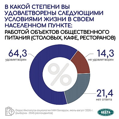 Инфографика. Результаты социсследования по актуальным вопросам соцэкономразвития Беларуси
