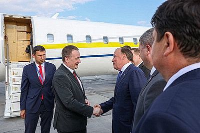 Турчин прибыл с рабочим визитом в Екатеринбург