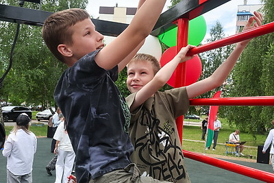 В Могилеве открыли новые спортивные площадки