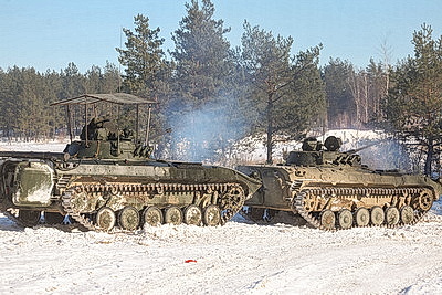 Внезапная проверка боеготовности проходит в 11-й отдельной механизированной бригаде в Слониме