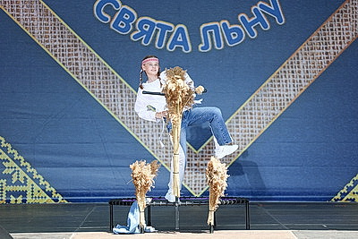 Два дня стильных событий. В Минске прошел международный фестиваль \"Свята льну\"